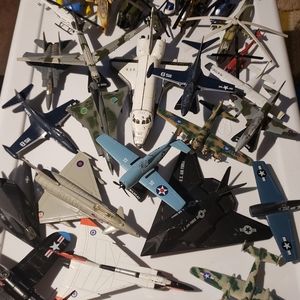 Huge lot Diecast military planes, jets, helicopters, military aircraft